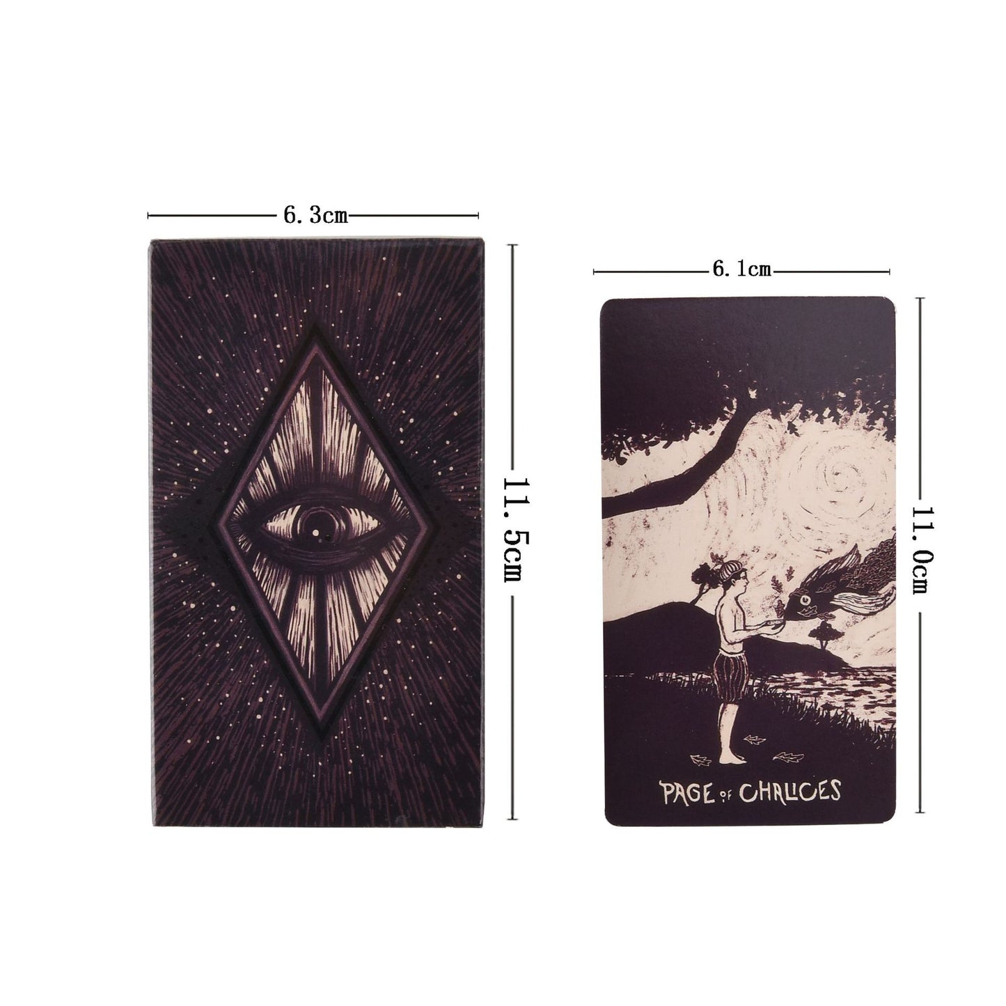 Black & White Light Visions Tarot