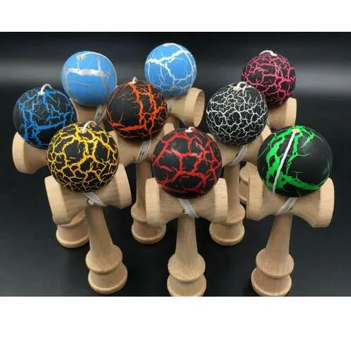 Premium Wooden Kendama – Durable Beech Wood Cup & Ball Game Anakha H. Nyx