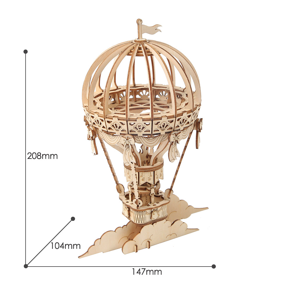 3D Hot Air Balloon Model Kit