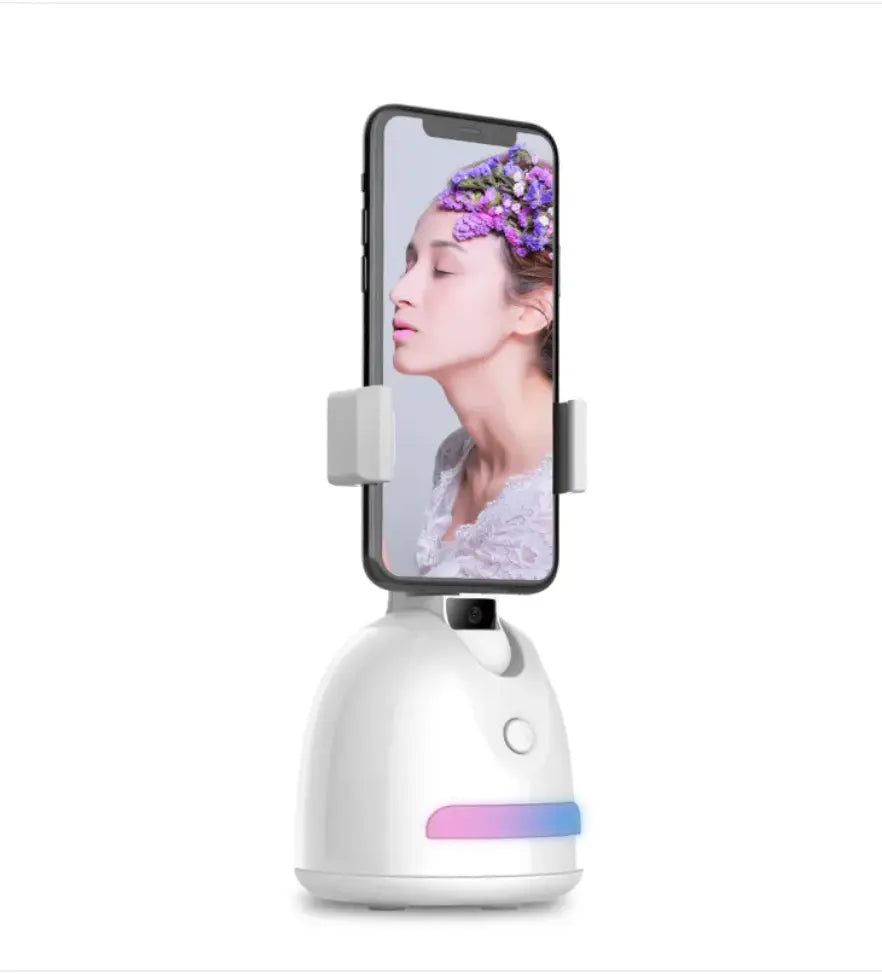 Smart AI Auto-Tracking Selfie Gimbal – 360° Rotating Smart Mount with 74° Vertical Tilt (No App Needed) Anakha H. Nyx