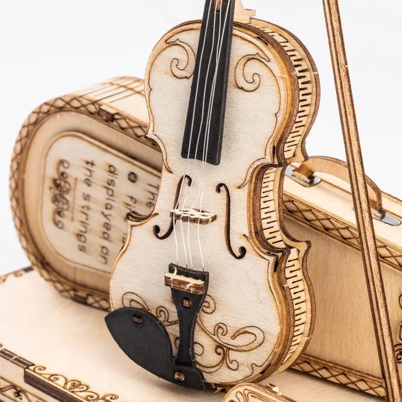 3D Wooden Violin Model Kit Anakha H. Nyx