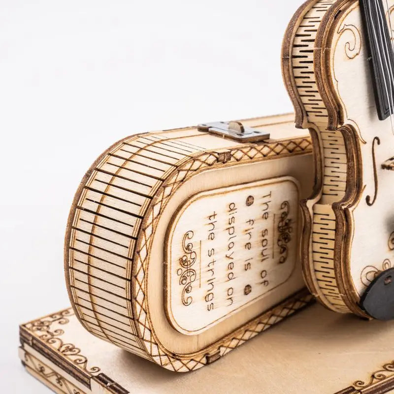3D Wooden Violin Model Kit Anakha H. Nyx