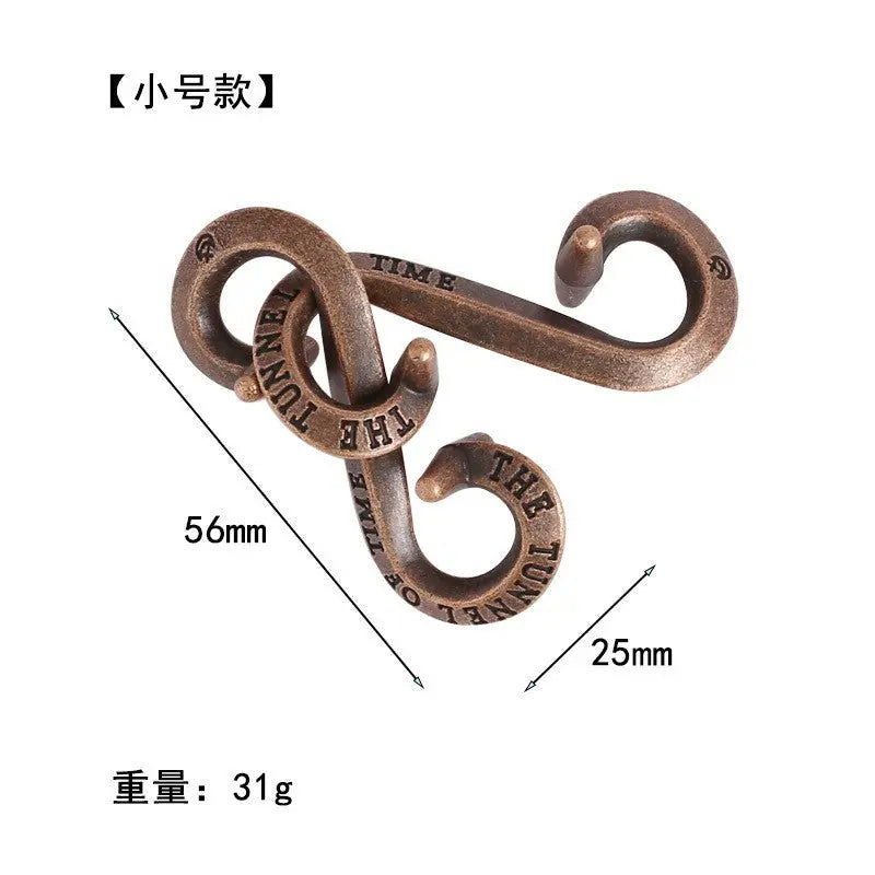 Screen-Free Developmental Game Cast Metal Brain Teaser Anakha H. Nyx