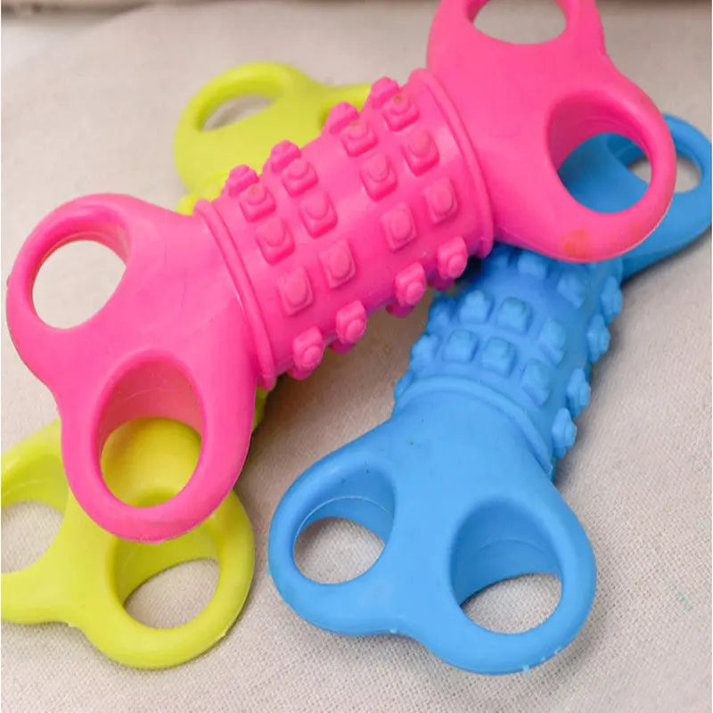 Durable TPR Rubber Dog Bone Toy – Bite-Resistant Dental Chew Toy for Puppies &amp; Aggressive Chewers Anakha H. Nyx