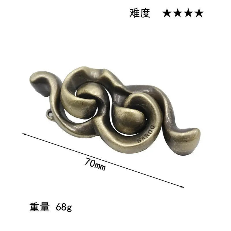 Cast Metal Brain Teaser's in Unique Structural Variations Anakha H. Nyx