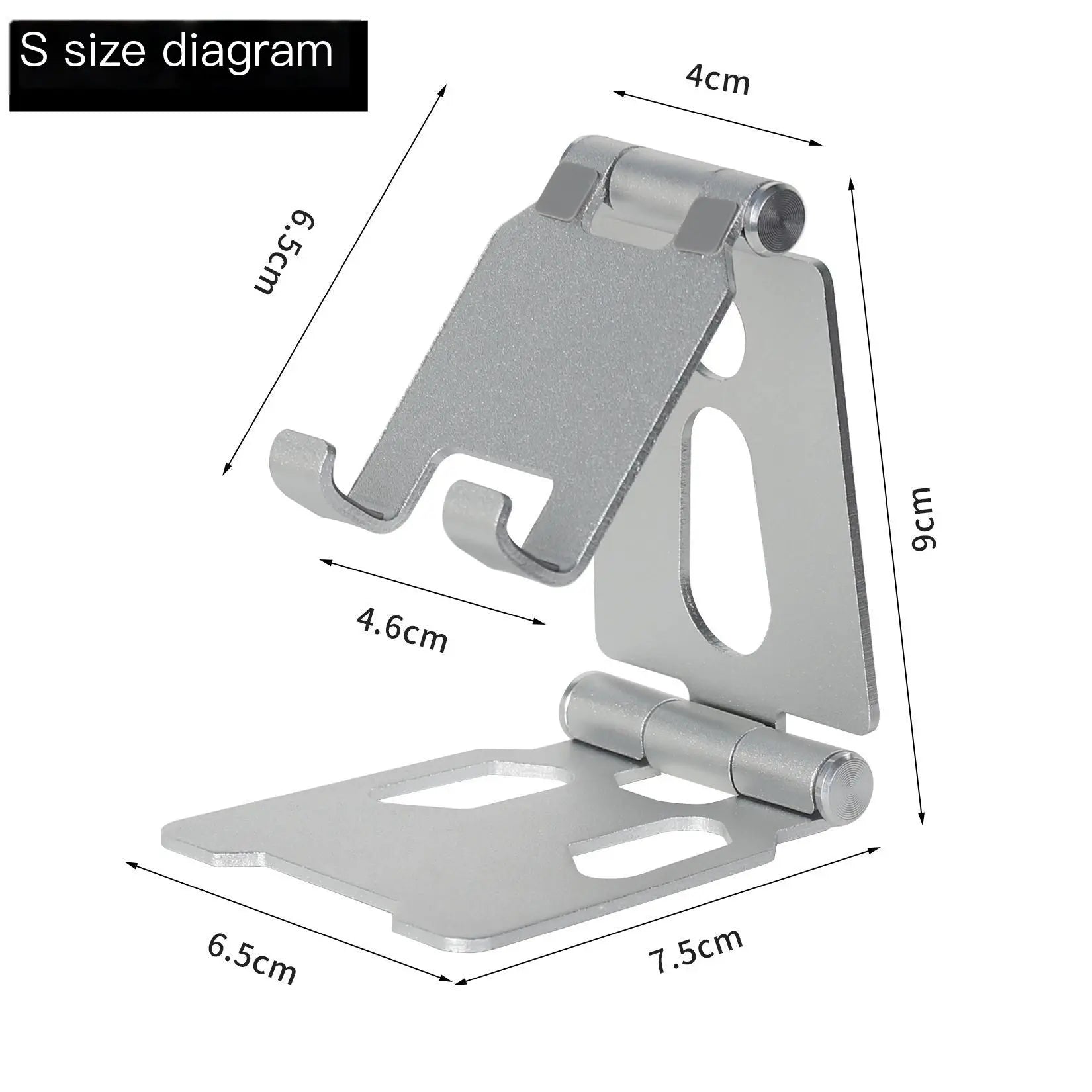 Premium Aluminum Alloy Stand – Foldable Multi-Angle Desktop Mount for Live Streaming Anakha H. Nyx