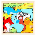 Early Learning Animals 3D Wood Puzzle Anakha H. Nyx