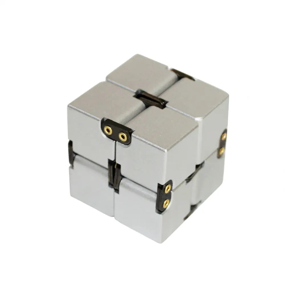 Aluminum Alloy Executive Kinetic Cube: Ergonomic Tactile Focus Tool Anakha H. Nyx