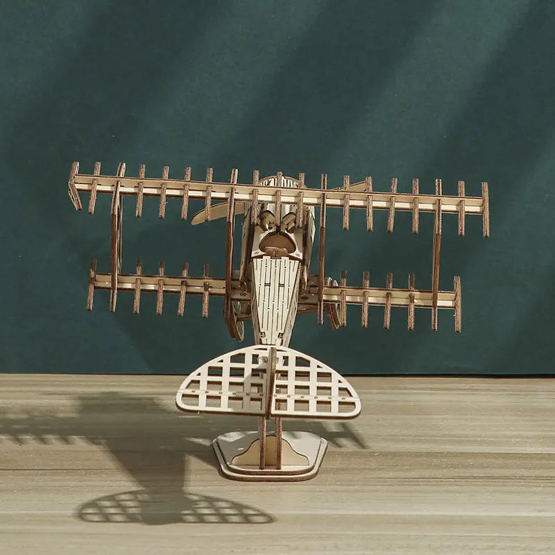 Handmade Wooden Aircraft Puzzle Anakha H. Nyx