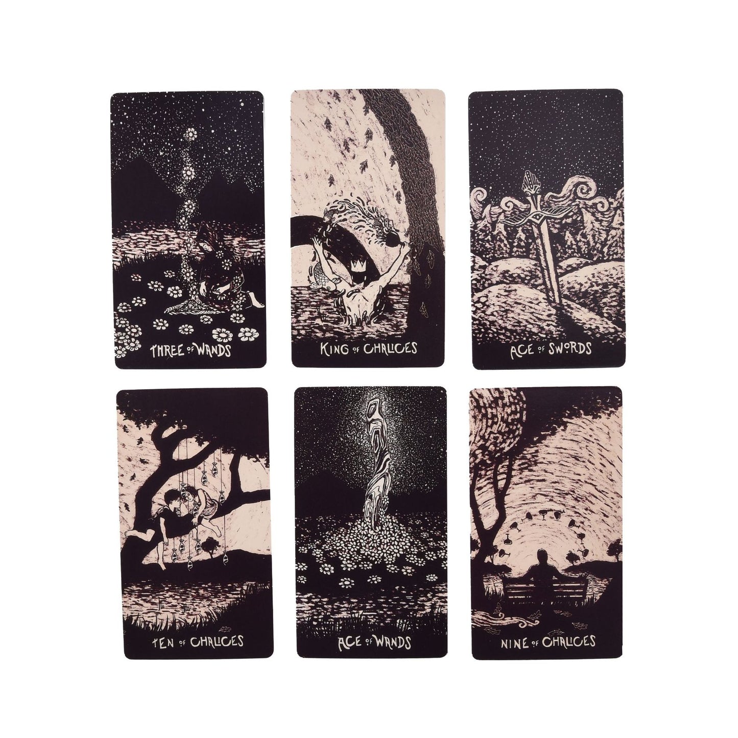 Black & White Light Visions Tarot