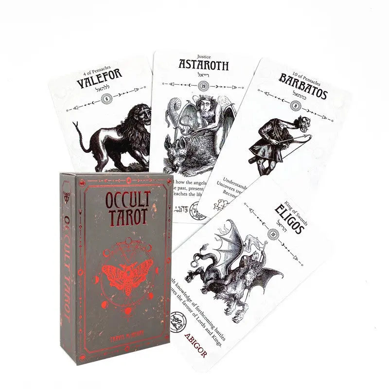 Master the Secrets of Solomonic Magic: The Occult Tarot Deck by Travis McHenry Anakha H. Nyx
