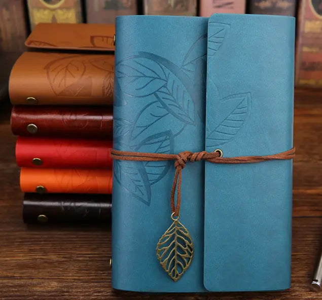 Premium Customizable Leather Travel Journal | Refillable Loose-Leaf Kraft Notebook Anakha H. Nyx