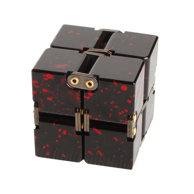 Aluminum Alloy Executive Kinetic Cube: Ergonomic Tactile Focus Tool Anakha H. Nyx