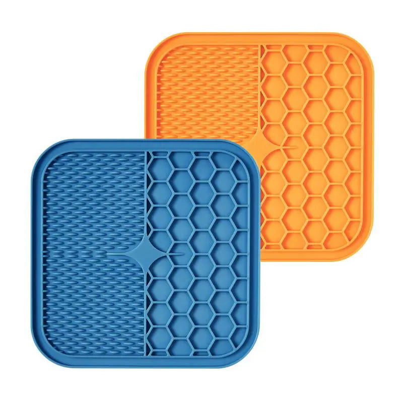 Suction Cup Dog Licking Mat | Anti-Choking Slow Feeder Bowl (2-Pack) Anakha H. Nyx