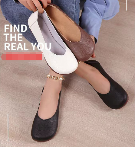 Flat Slip-On Round Toe Shoes