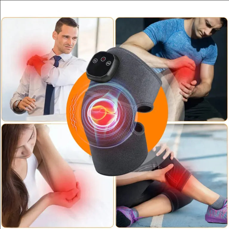 3-in-1 Joint Massager | Heated Far-Infrared Vibration Brace Wrap Anakha H. Nyx