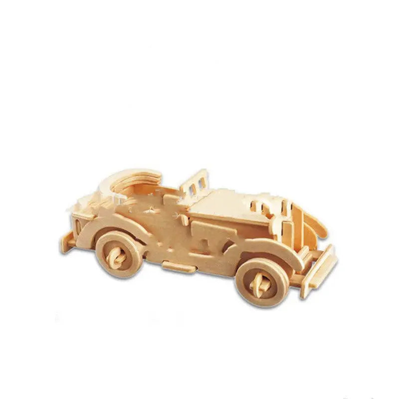 4-Piece 3D Wooden Vehicle Puzzle Anakha H. Nyx