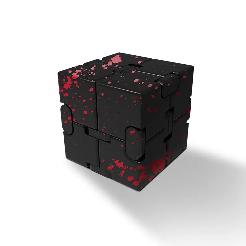 Aluminum Alloy Executive Kinetic Cube: Ergonomic Tactile Focus Tool Anakha H. Nyx