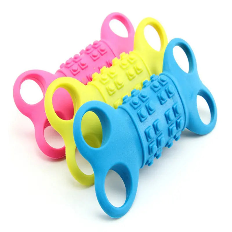 Durable TPR Rubber Dog Bone Toy – Bite-Resistant Dental Chew Toy for Puppies &amp; Aggressive Chewers Anakha H. Nyx