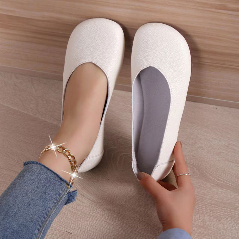 Flat Slip-On Round Toe Shoes