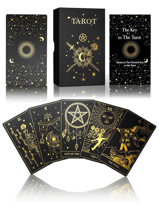 Gold Foil Tarot Cards