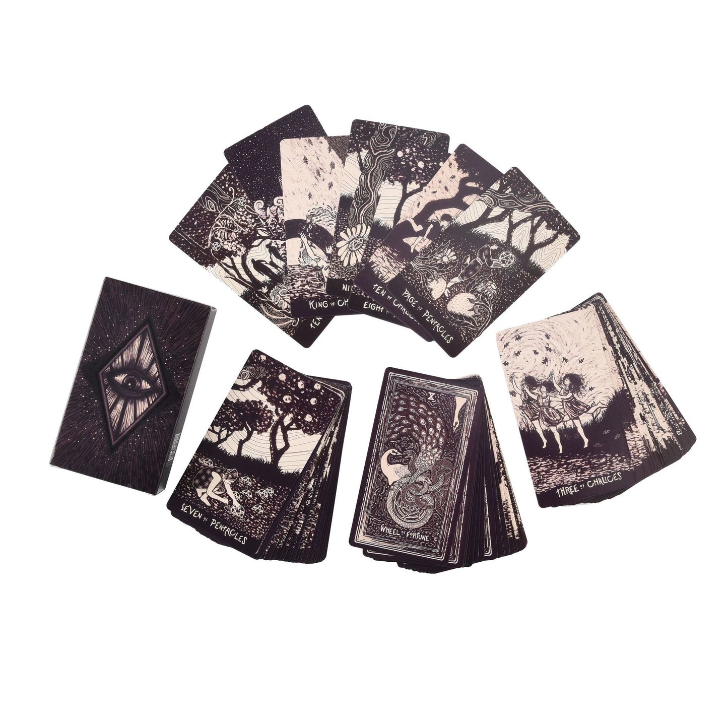 Black & White Light Visions Tarot