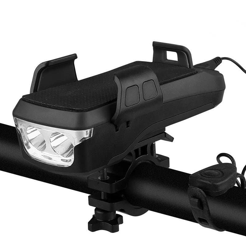 Bike Light w/ Phone Holder & Horn