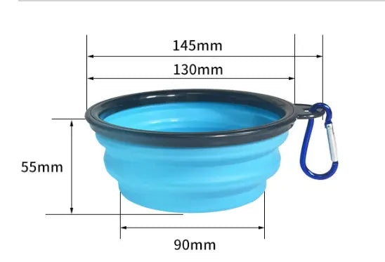 Collapsible Silicone Pet Travel Bowl - 2 Sizes to Choose From Anakha H. Nyx