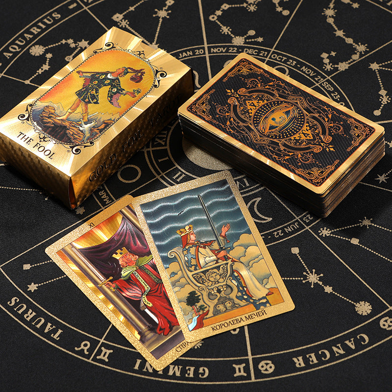 Gold Foil Tarot Set