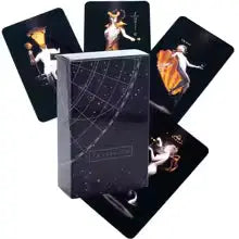 Hand Painted True Black Exquisite Tarot Anakha H. Nyx