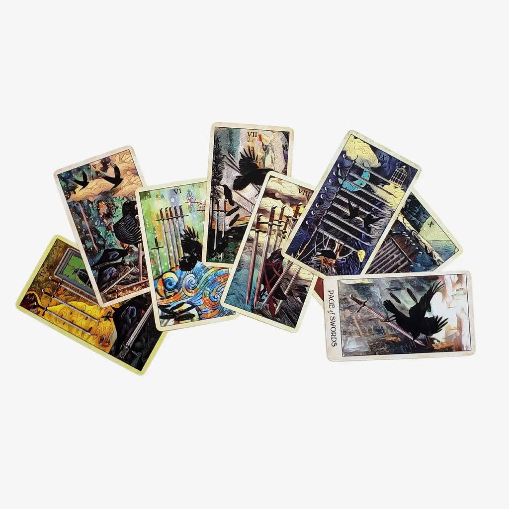 Elevate your divination practice with the Crow Tarot Anakha H. Nyx
