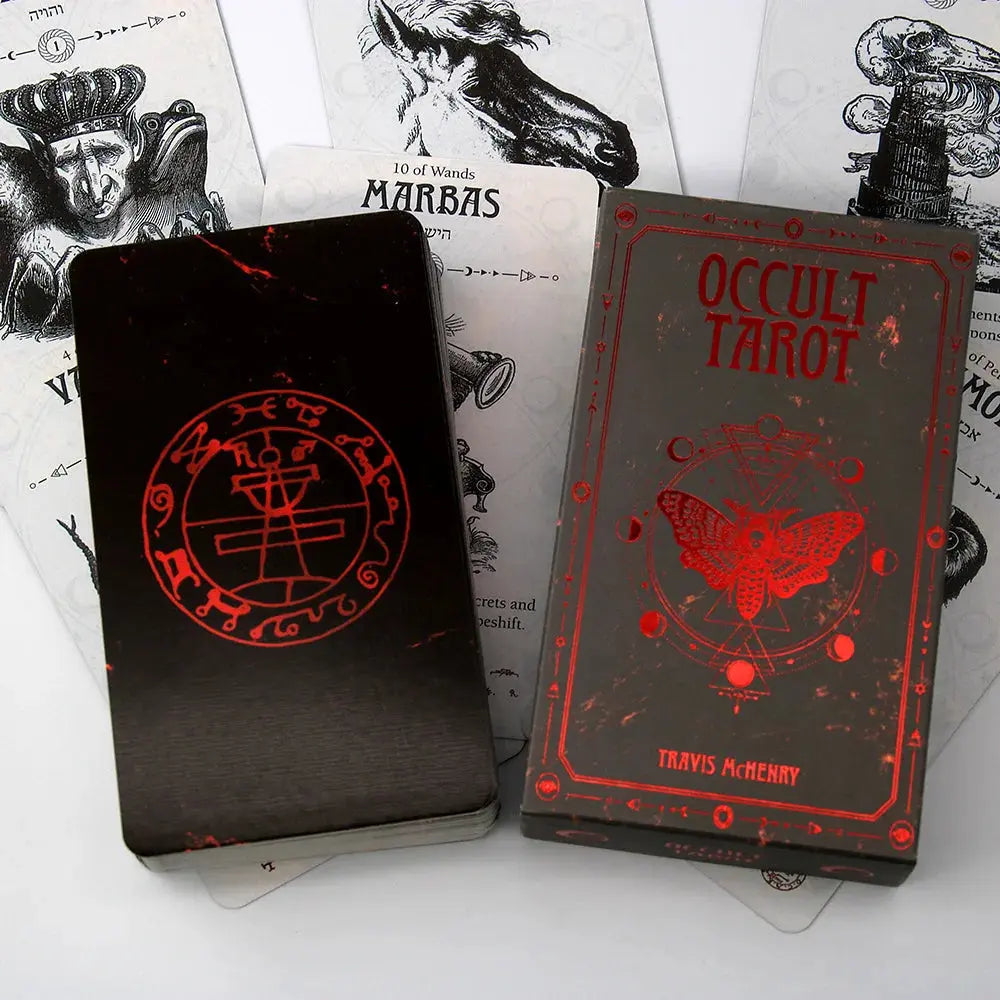 Master the Secrets of Solomonic Magic: The Occult Tarot Deck by Travis McHenry Anakha H. Nyx