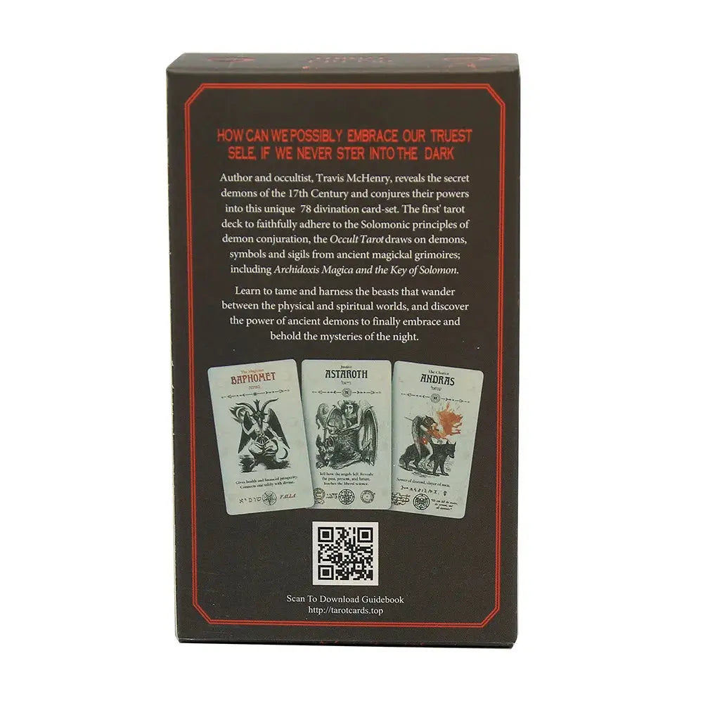 Master the Secrets of Solomonic Magic: The Occult Tarot Deck by Travis McHenry Anakha H. Nyx