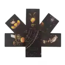 Hand Painted True Black Exquisite Tarot Anakha H. Nyx