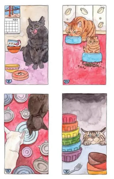 Unlock the secrets of the past, purr-esent, & future w/ the Cat Tarot & Guidebook Anakha H. Nyx
