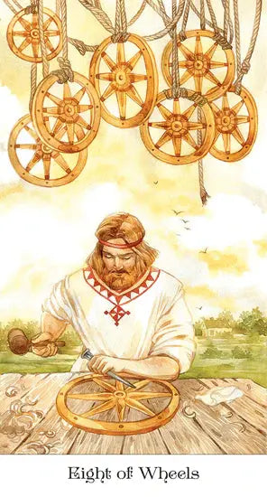 Golden Wheel Tarot by Mila Losenko Anakha H. Nyx