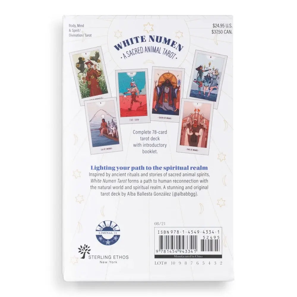 White Numen Tarot: A Sacred Animal Tarot Deck (Pocket Edition) Anakha H. Nyx