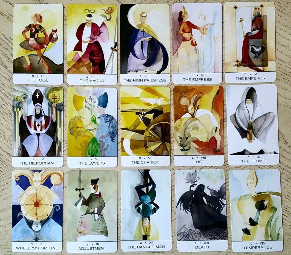 Beautiful Watercolor Tarot by Christine Zillich Anakha H. Nyx
