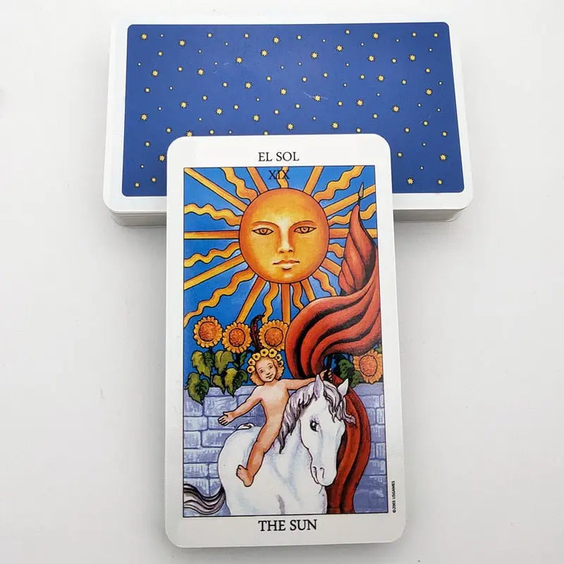 Bilingual English / Spanish Tarot Deck - Master Divination in Two Languages Anakha H. Nyx