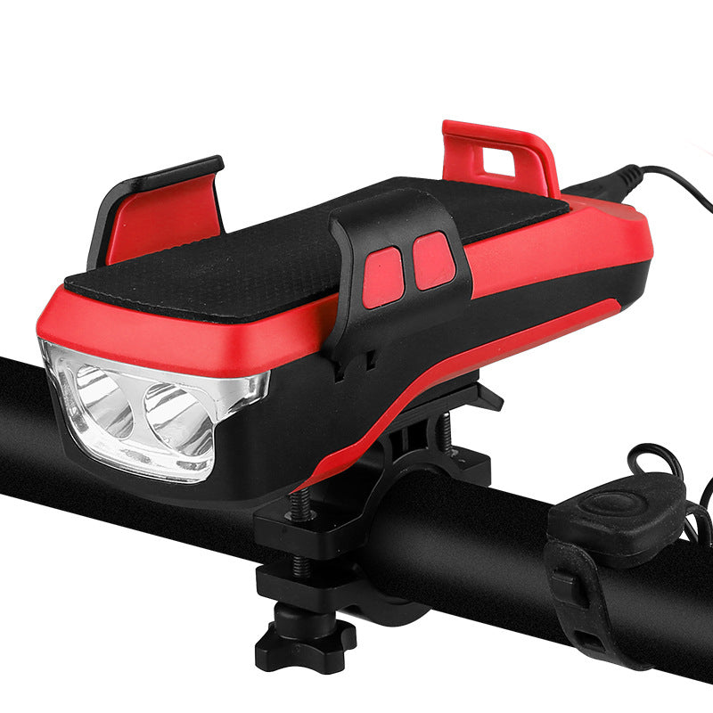 Bike Light w/ Phone Holder & Horn