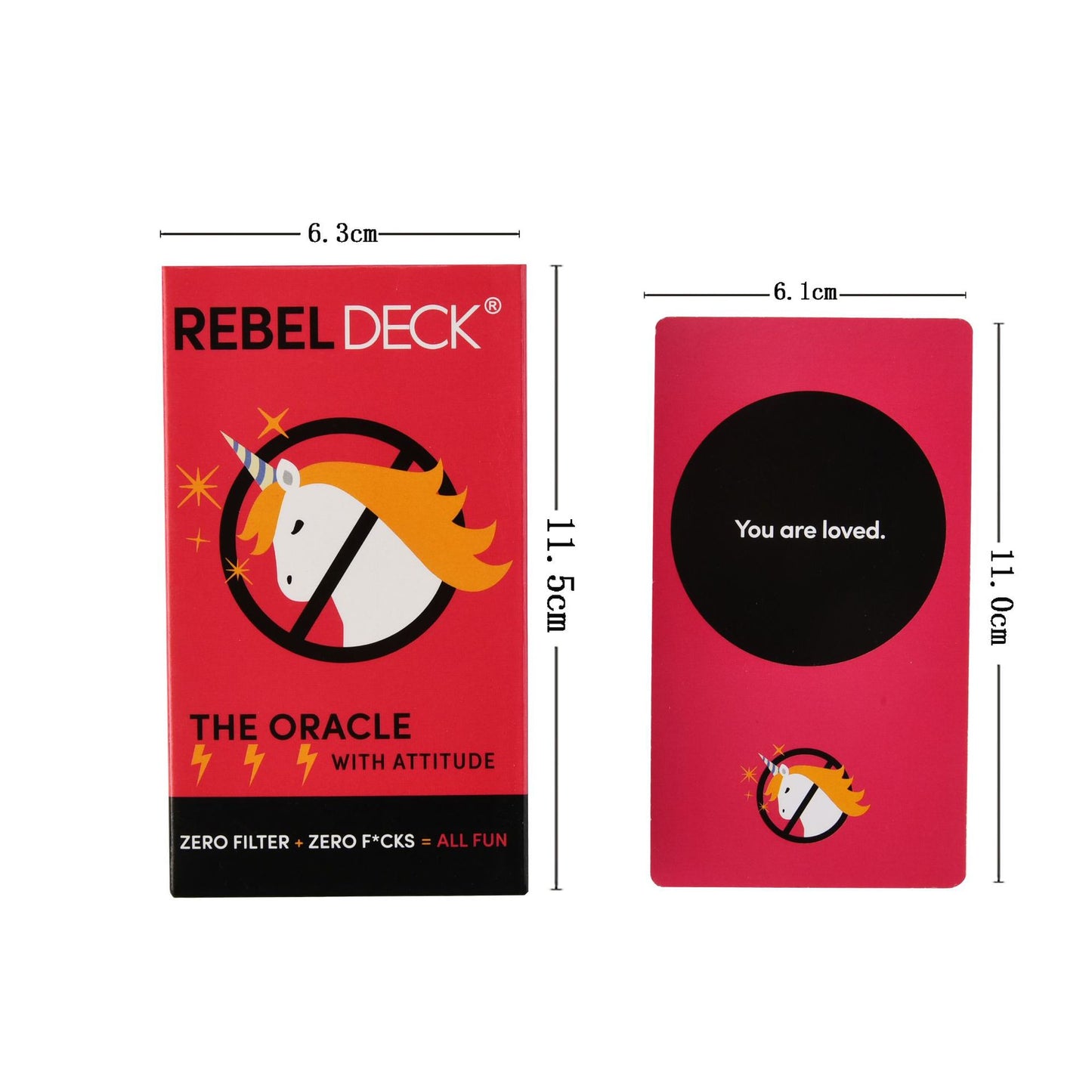 Rebellious Unicorn Oracle Deck (Explicit)