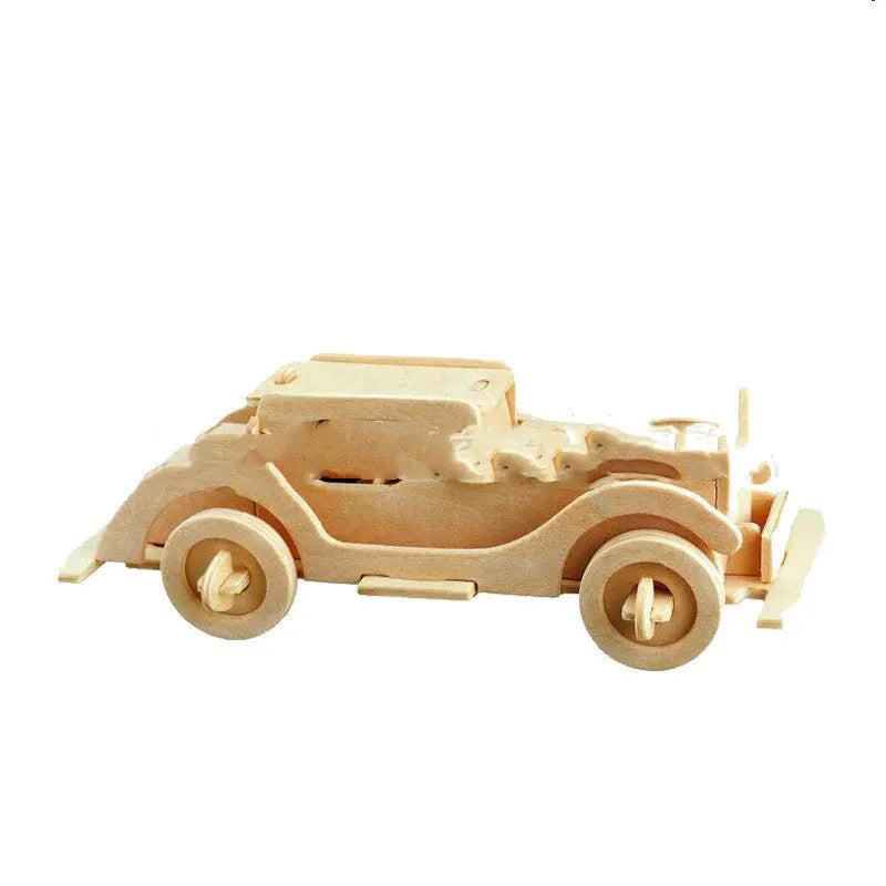 4-Piece 3D Wooden Vehicle Puzzle Anakha H. Nyx