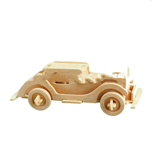 4-Piece 3D Wooden Vehicle Puzzle Anakha H. Nyx