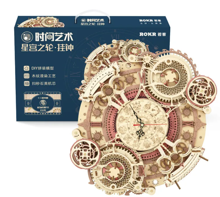 Functional Calendar Clock Puzzle Kit