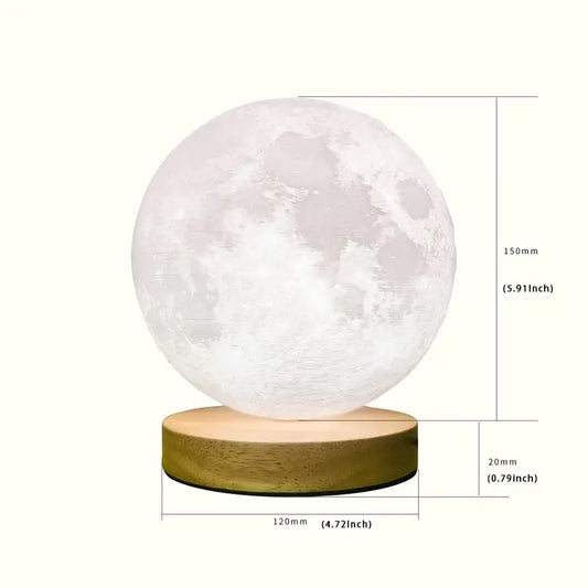 3D Levitating Moon Night Light