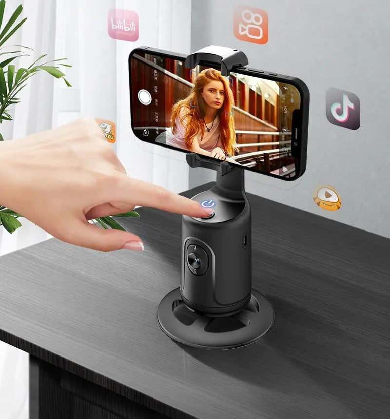 360° Rotating Phone Mount with Gesture Control (No App Needed) Anakha H. Nyx