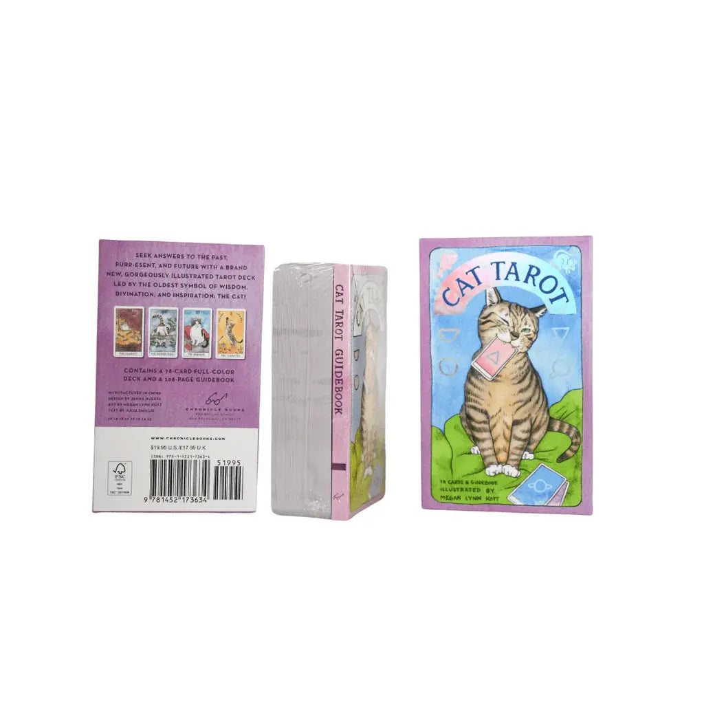 Unlock the secrets of the past, purr-esent, & future w/ the Cat Tarot & Guidebook Anakha H. Nyx