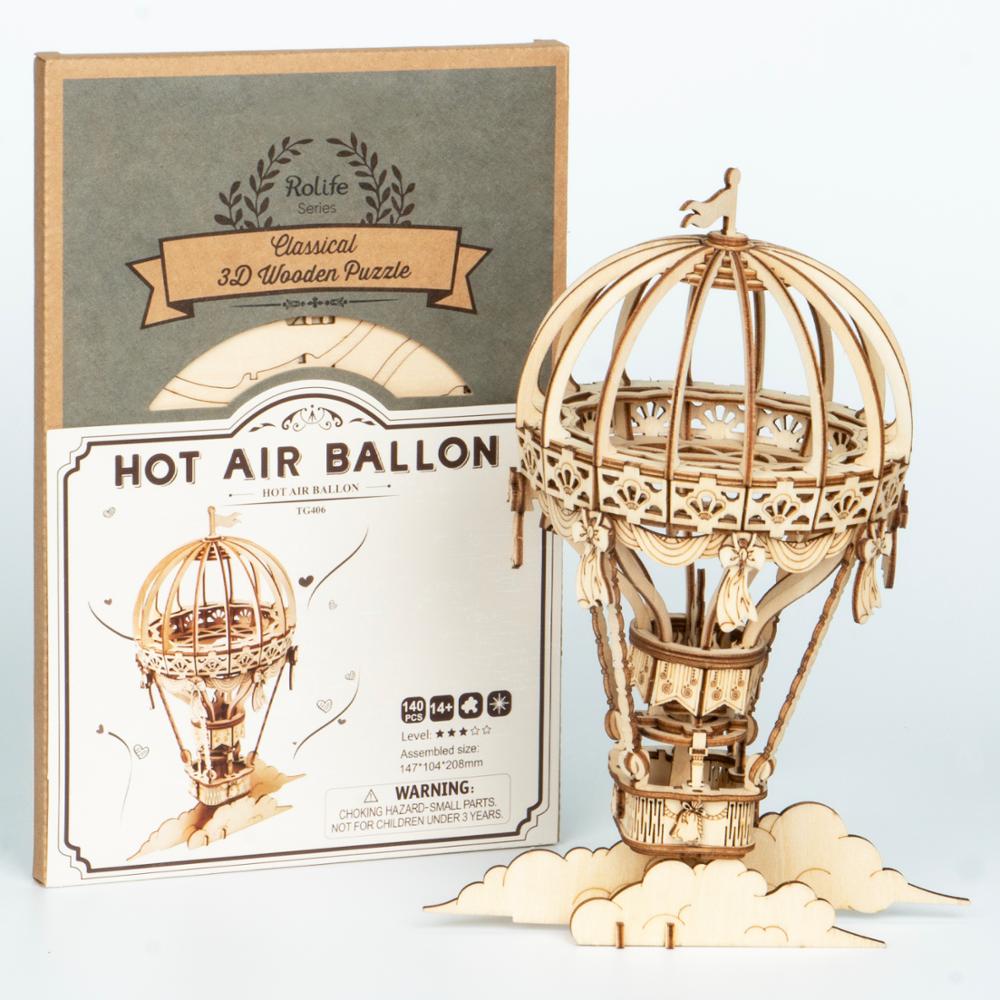3D Hot Air Balloon Model Kit