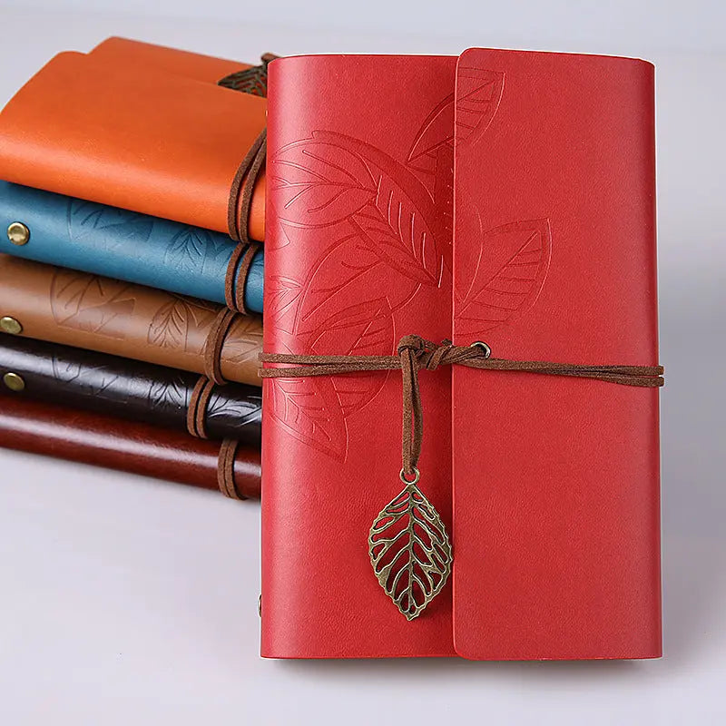 Premium Customizable Leather Travel Journal | Refillable Loose-Leaf Kraft Notebook Anakha H. Nyx
