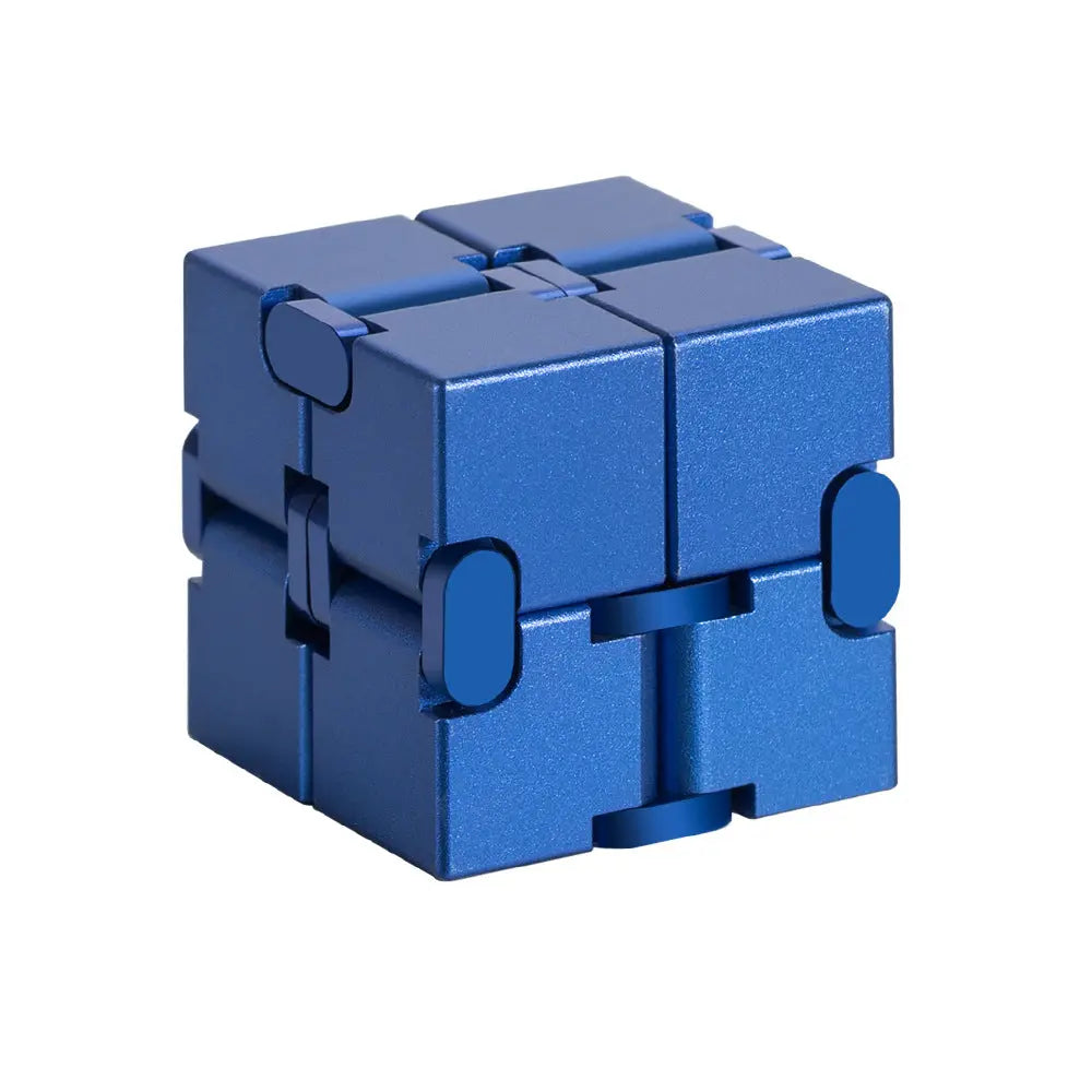 Aluminum Alloy Executive Kinetic Cube: Ergonomic Tactile Focus Tool Anakha H. Nyx